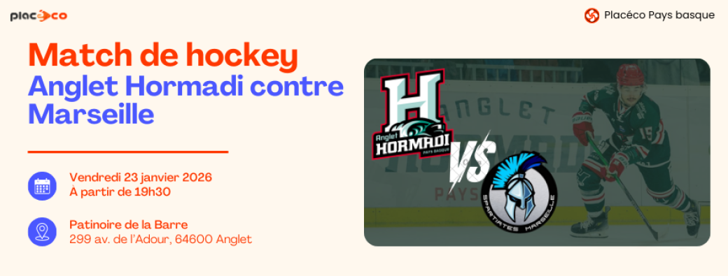 Placéco Topaketa au match Anglet Hormadi contre Marseille