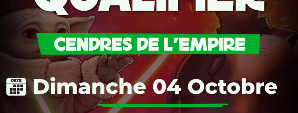 Planetary Qualifier - Les Cendres de L'empire - Ludotrotter Tours