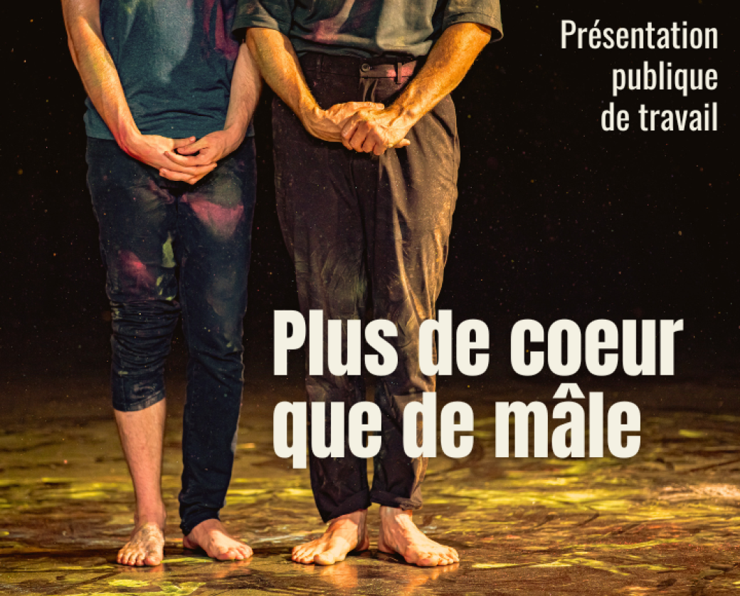 « Plus De Cœur Que De Mâle » / Présentation publique de travail, en sortie de stage d'impro