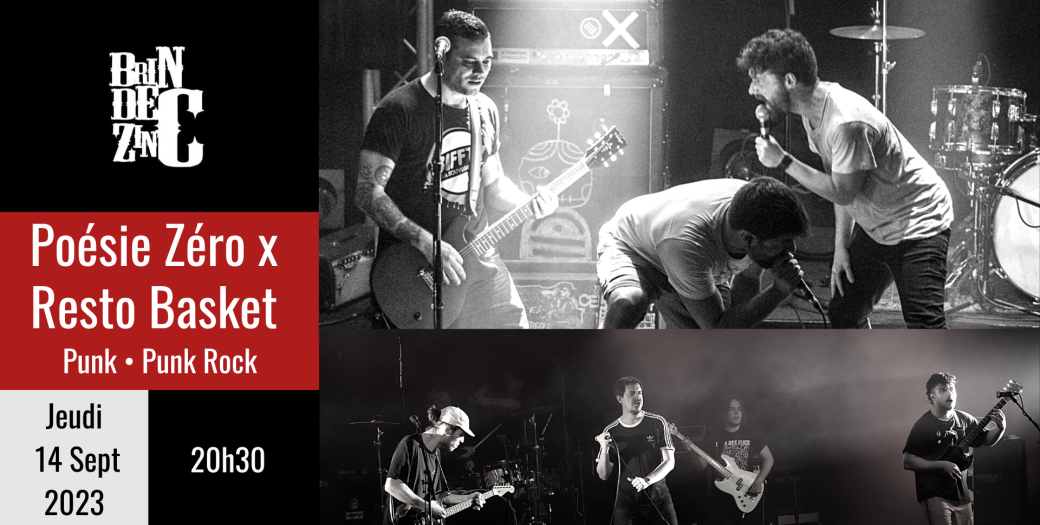 Poésie Zéro x Resto Basket (Punk • Punk Rock)