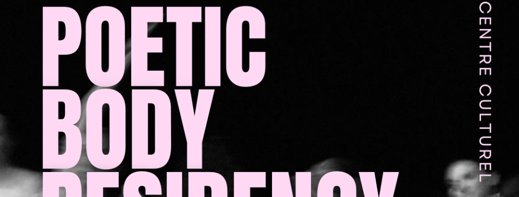 POETIC BODY RESIDENCY with Giada Seghers and Romy Tielman