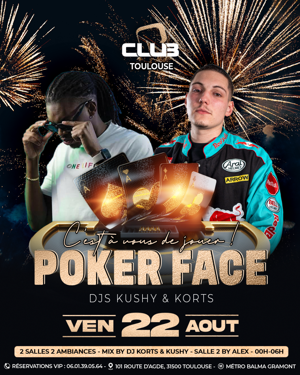 POKER FACE - Free Pass 00H-01H 