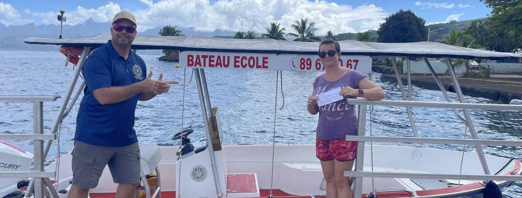 Formation permis mer côtier à Tahiti