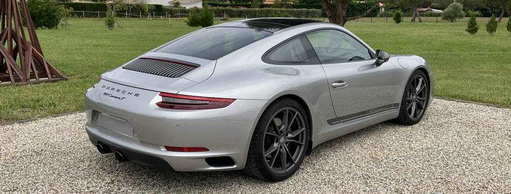 Porsche 911 991 Carrera T grise