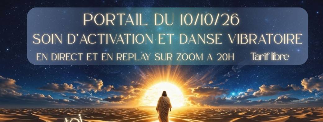 PORTAIL DU 10/10/26 : Révèle-toi au monde - Soin d'activation et danse vibratoire