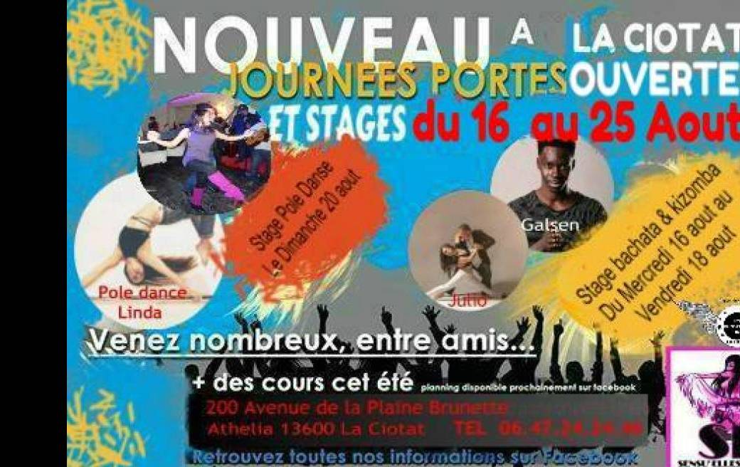 Porte ouverte/ Stages Bachata/Kizomba/Salsa La Ciotat