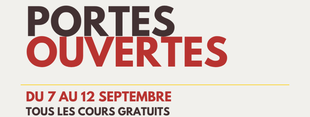 PORTES OUVERTES 26/27