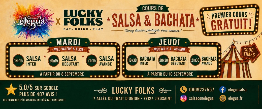 Portes ouvertes SALSA & BACHATA à Sénart 100% gratuit