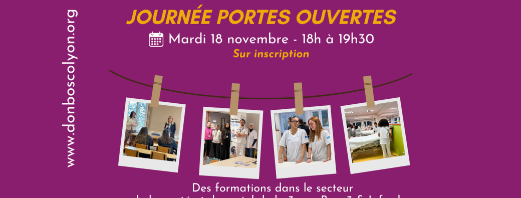 Portes Ouvertes Campus Don Bosco Lyon - Soirée 18h à 19h30