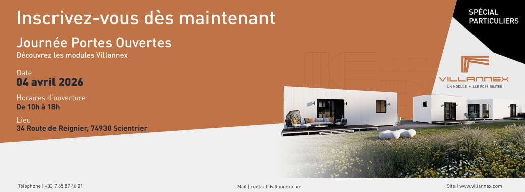 Portes ouvertes Villannex pour les particuliers 