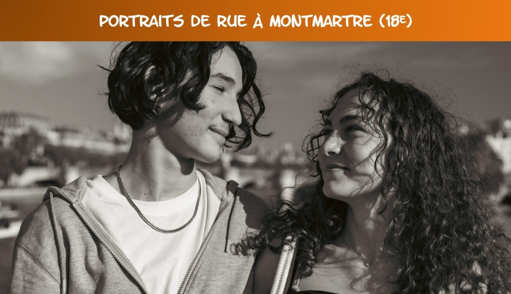 Portraits de rue à Montmartre