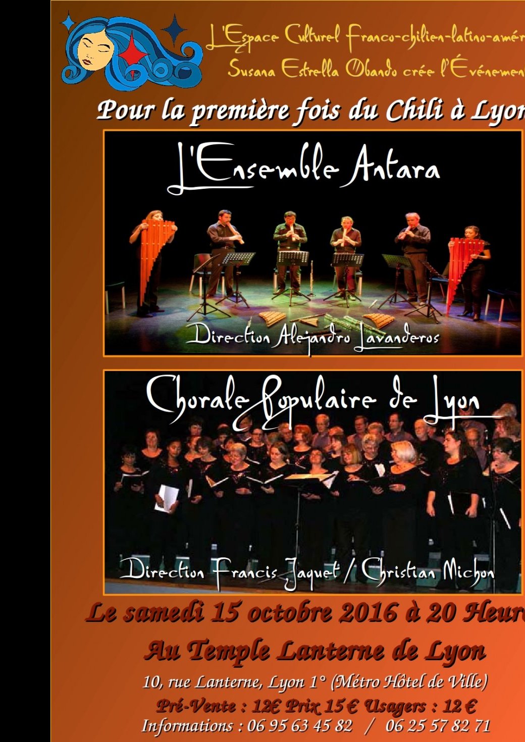 Pour la première fois du Chili à Lyon l'Ensemble ANTARA