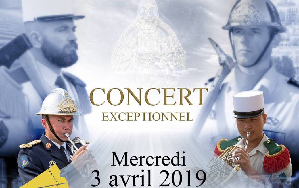 Concert des Musiques des sapeurs-pompiers de Paris et de la Légion Etrangère