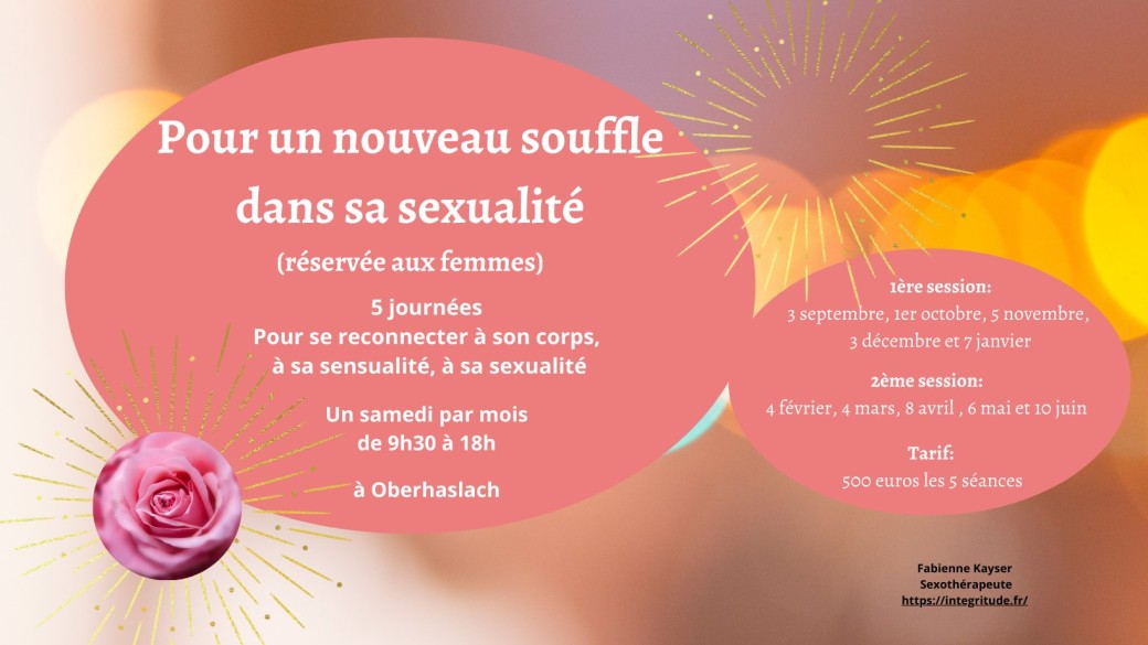 Pour un nouveau souffle dans sa sexualité