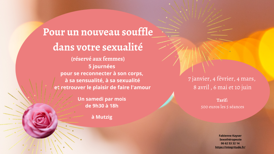 Pour un nouveau souffle dans sa sexualité