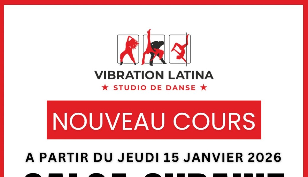 PRÉ-INSCRIPTION COURS DE SALSA CUBAINE DÉBUTANT DU JEUDI