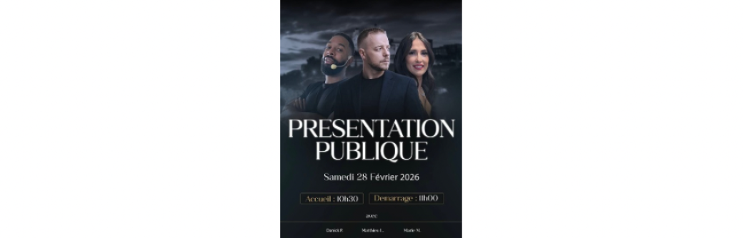 PRÉSENTATION PUBLIQUE – DORLISHEIM