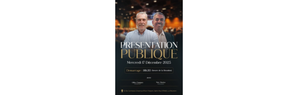 PRÉSENTATION PUBLIQUE – LE PORT
