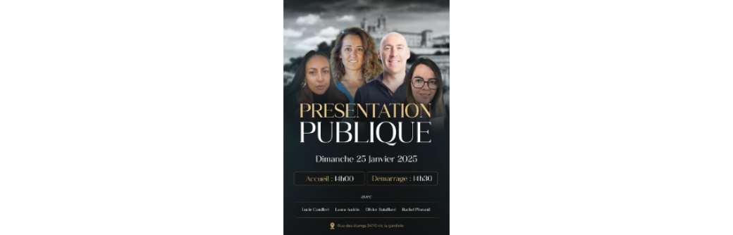 PRÉSENTATION PUBLIQUE – VIC-LA-GARDIOLE