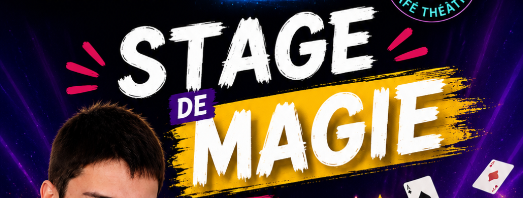 Pré-inscription – Stage de magie avec Yann Magic