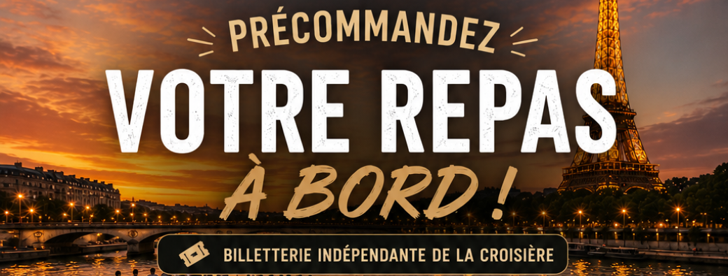 Précommande de restauration K - Croisière Lehayiim – Jeudi 6 août
