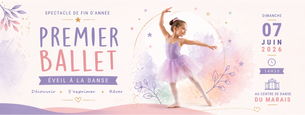 Premier Ballet - Sacha - Spectacle de fin d'année 