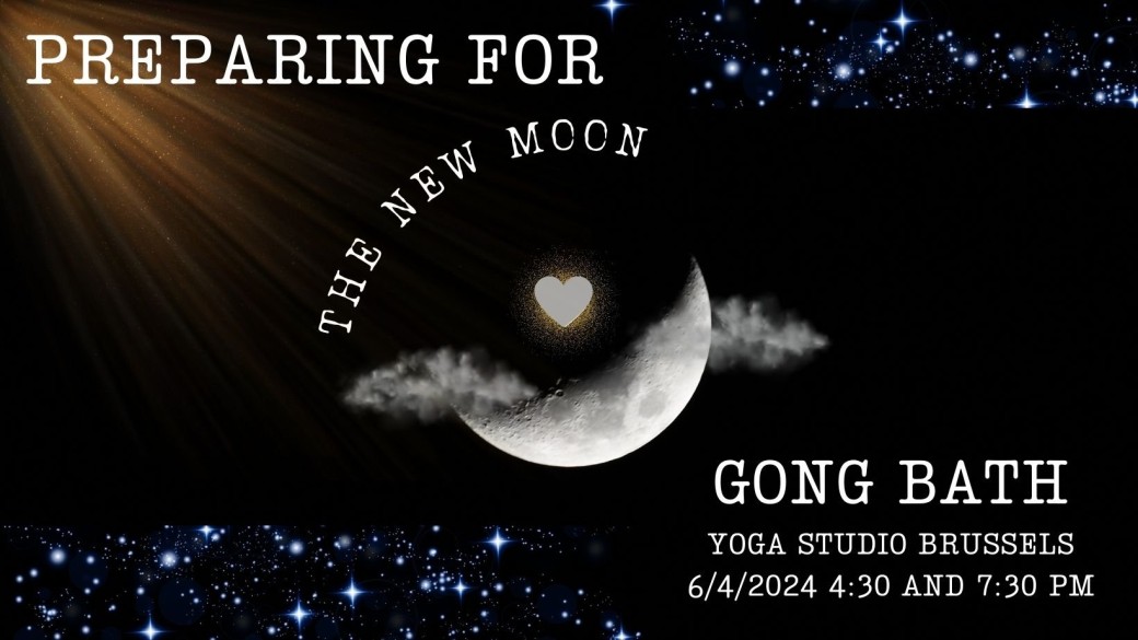 Preparing the New Moon Gong Bath