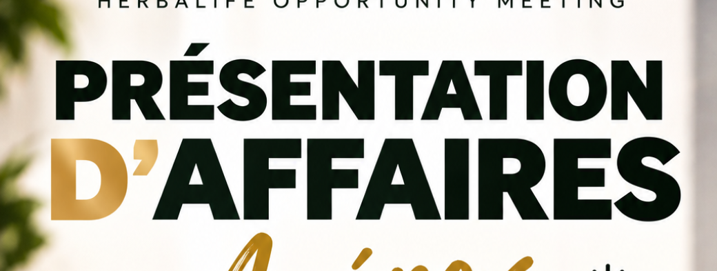 Présentation d’affaire 