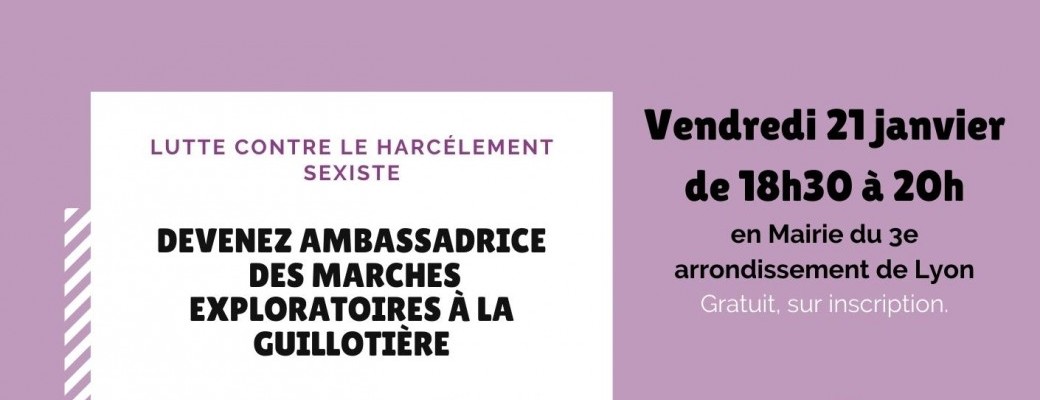 Présentation des marches exploratoires à la Guillotière + représentation de la Cie du Lien théâtre