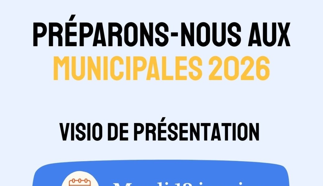Présentation du kit outils "Préparons-nous aux municipales 2026 !" 