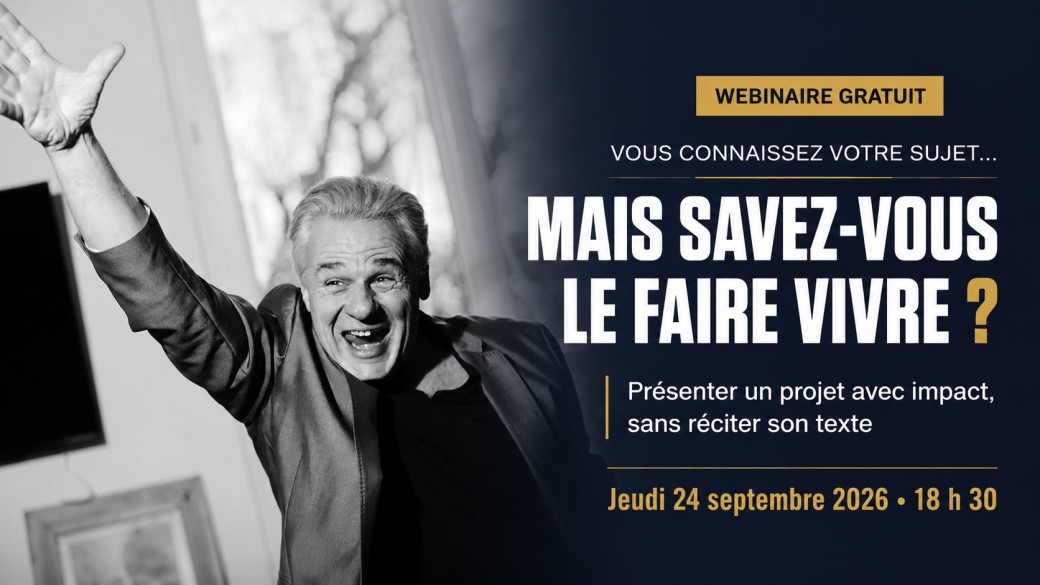    Présenter un projet avec impact, sans réciter son texte