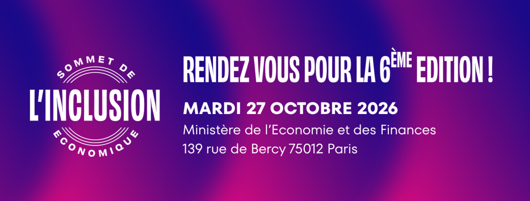 Présincription Sommet de l'inclusion économique 2026