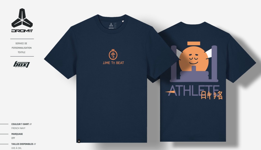 Prévente T shirt Heavy Oversize Hybrid TIME TO BEAT