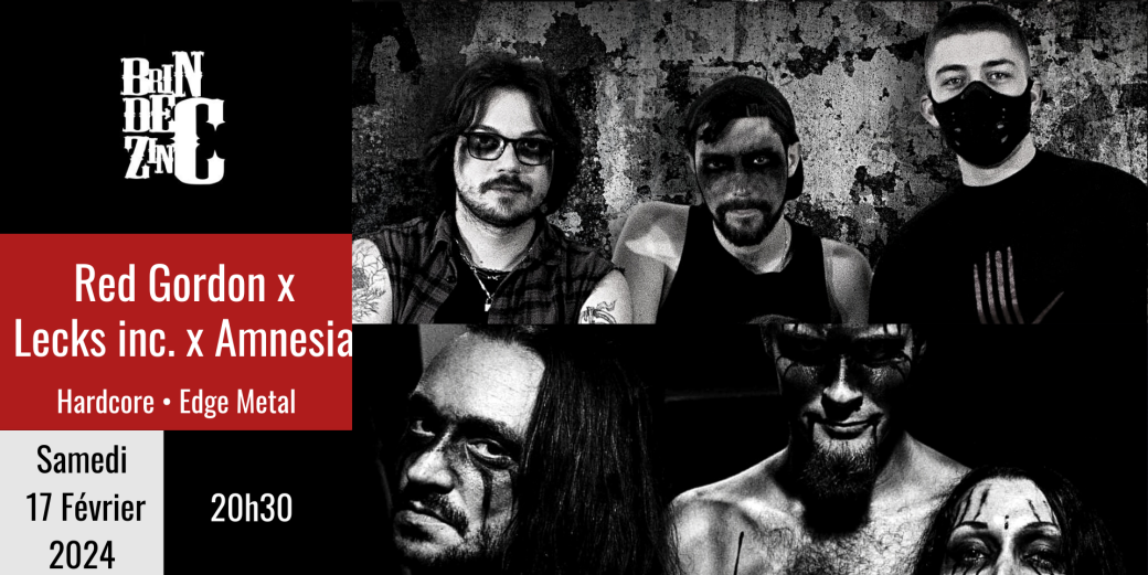 Red Gordon x Lecks inc. x Amnesia (Hardcore • Edge Metal)