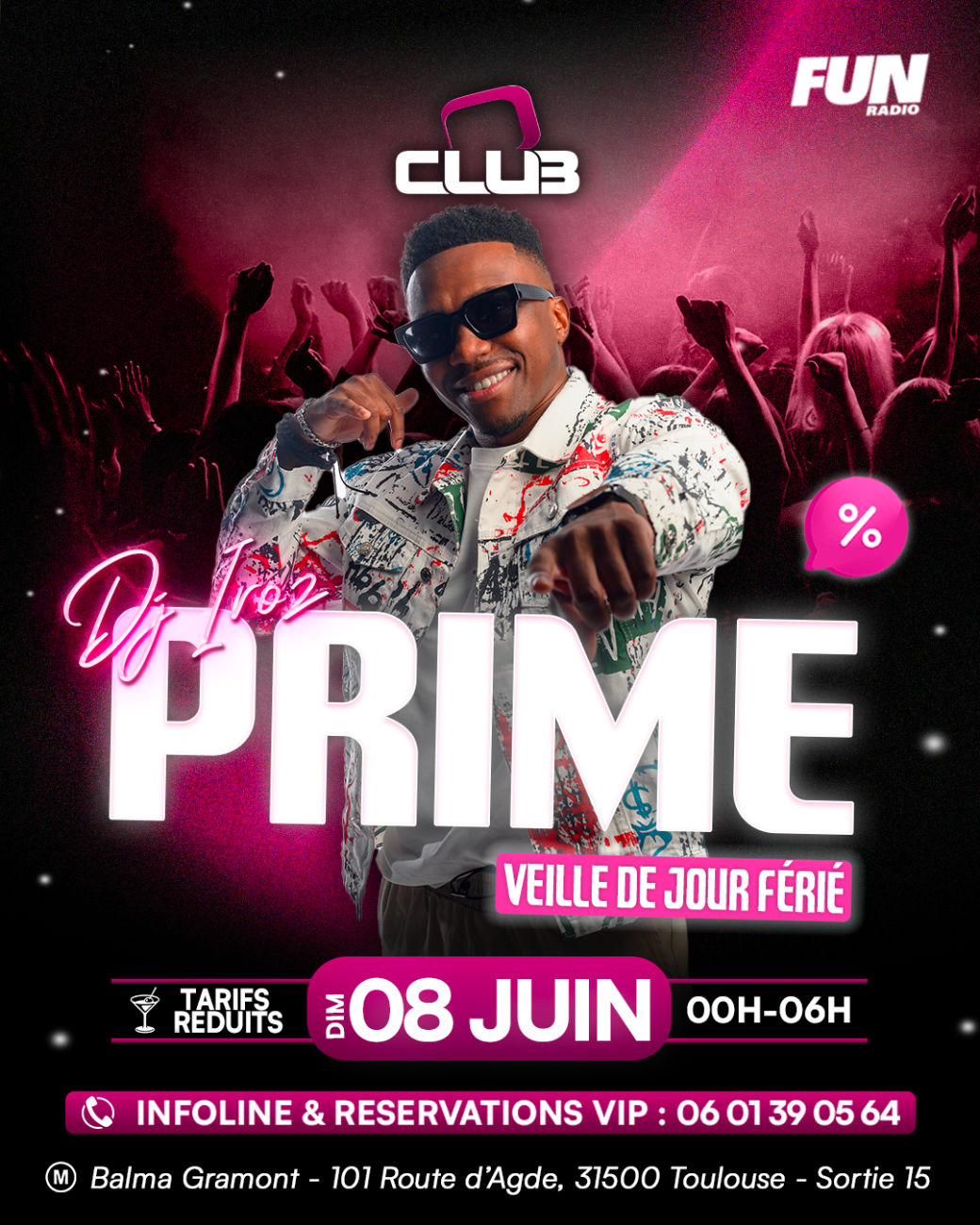 PRIME  - Free Pass 00H-01H 