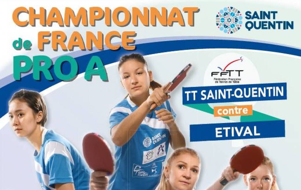 Tickets Pro A de Tennis de Table TT StQuentin ETIVAL Billetweb