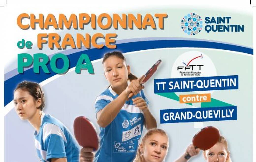 Pro A de Tennis de Table                    TT St-Quentin - GD QUEVILLY