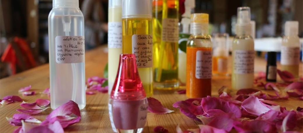 Produits cosmétiques naturels : atelier fabrication