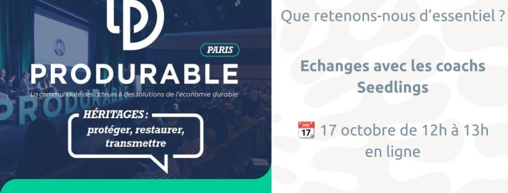 Produrable 2025 : que retenons-nous d'essentiel ?