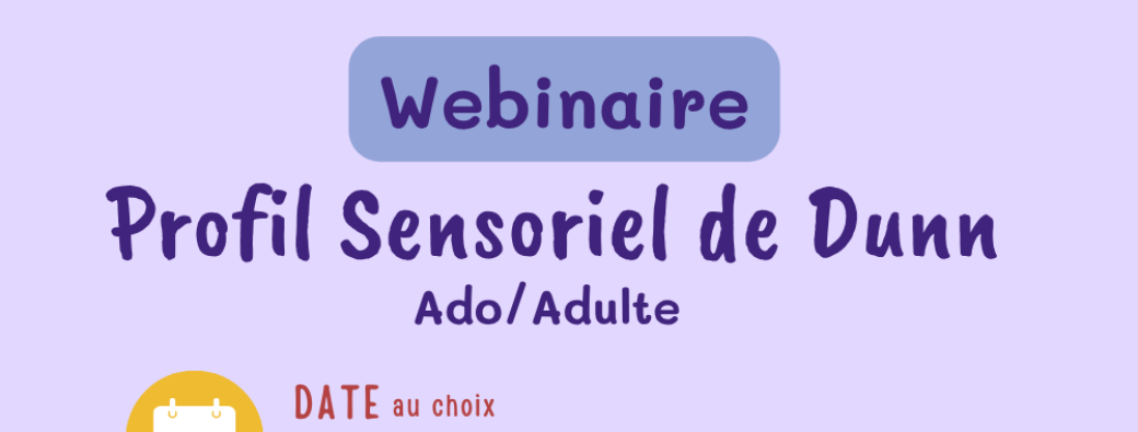 REPLAY - Profil sensoriel de Dunn Ado/Adulte