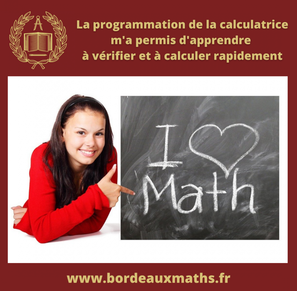 Programmation calculatrice