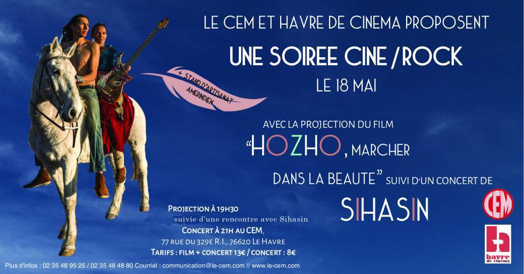 Projection du film HOZHO " Marcher dans la beauté " + concert de Sihasin