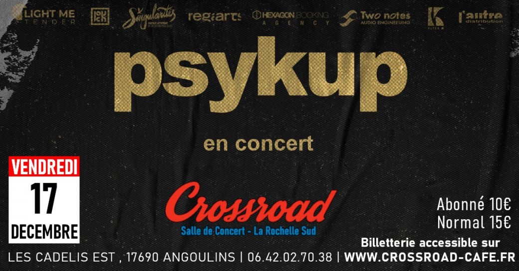 PSYKUP : Live au Crossroad