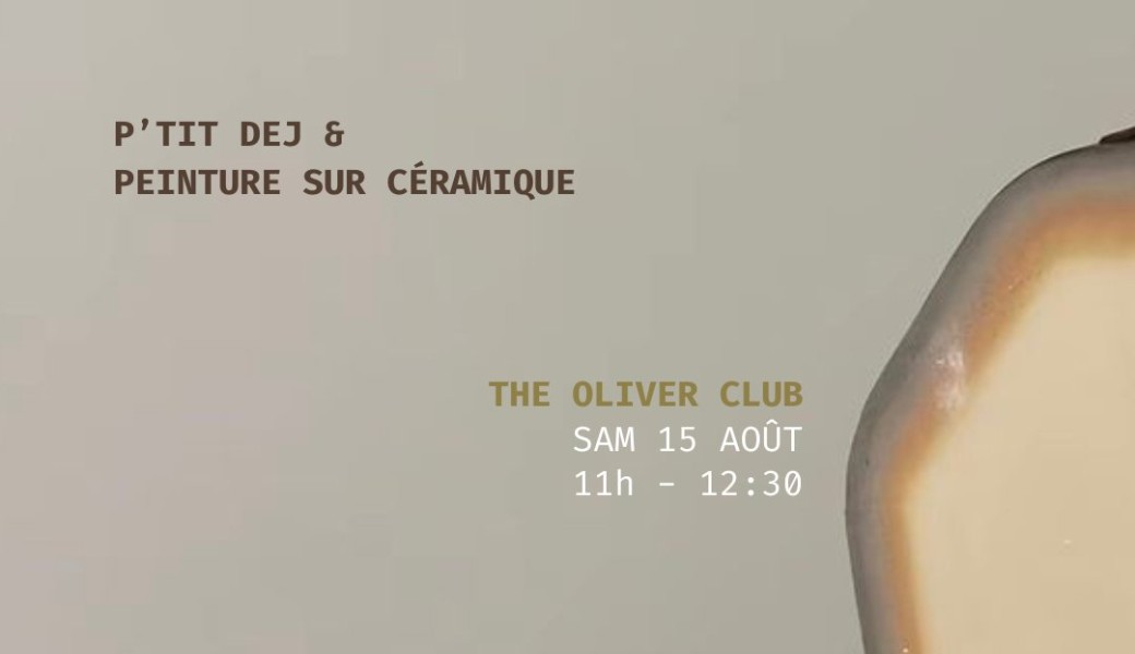 P'tit Dej & Peinture sur Céramique