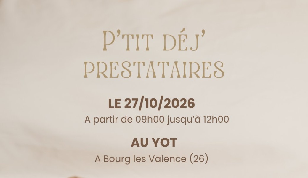 P'tit déj' Prestataires Wedding Social Hub