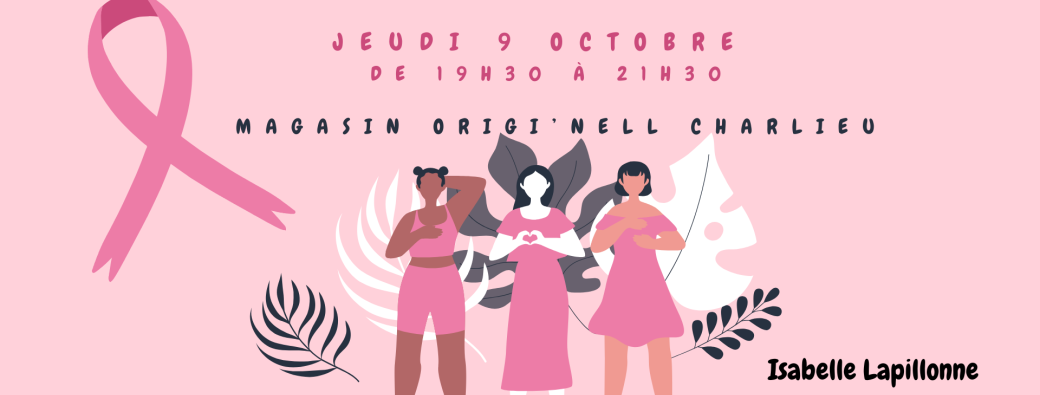 Quand l’art devient soin et partage! Octobre rose