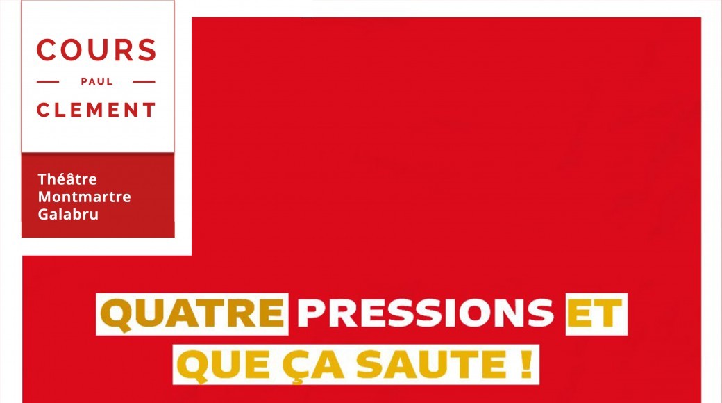 Quatre pressions et que ca saute !
