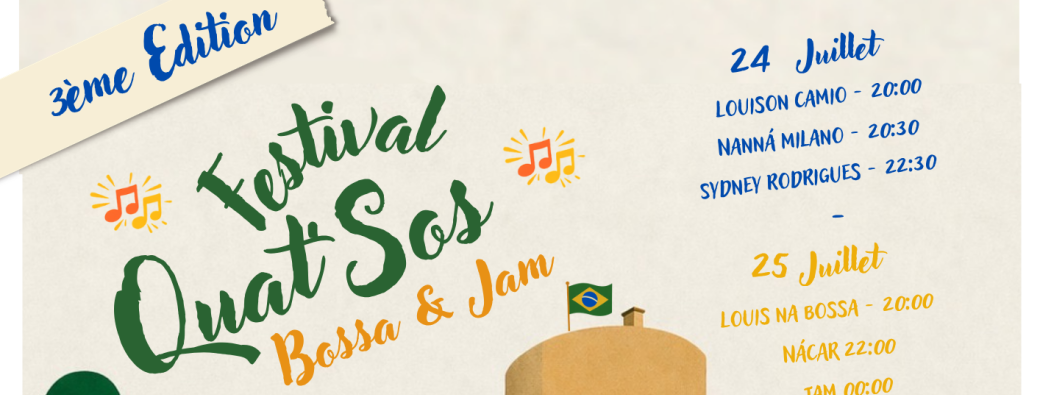 Quat'Sos Bossa & Jam - 2026 3ème édition