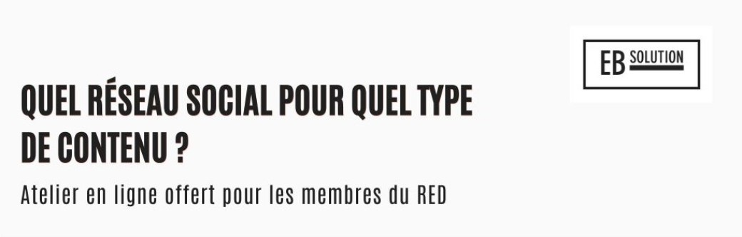 Quel réseau social pour quel type de contenu ?