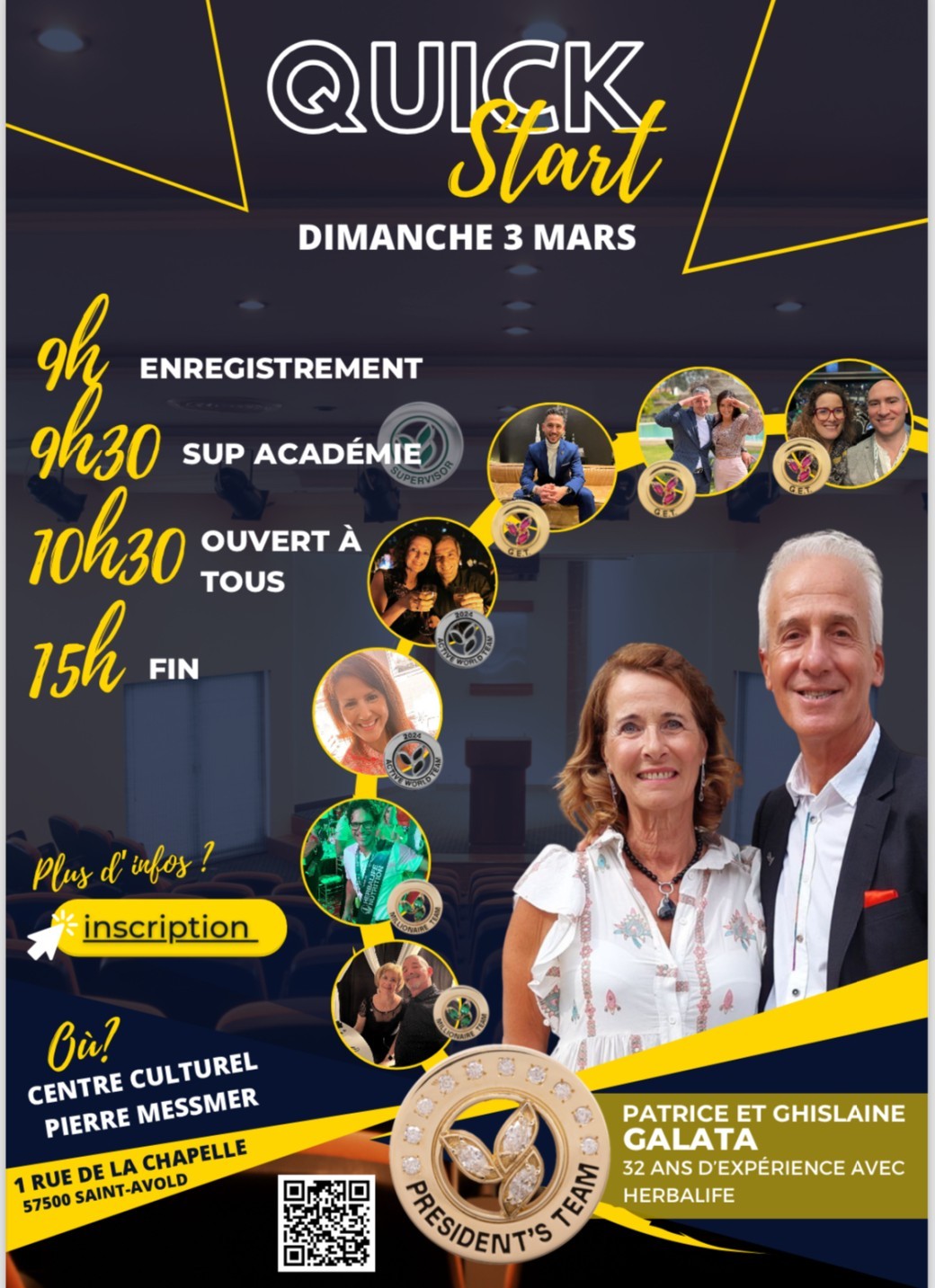 QuickStart Lorraine du  Dimanche 3 mars 2024